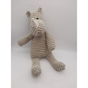Primark Baby Grey Rhino Baby Corduroy Plush 18"